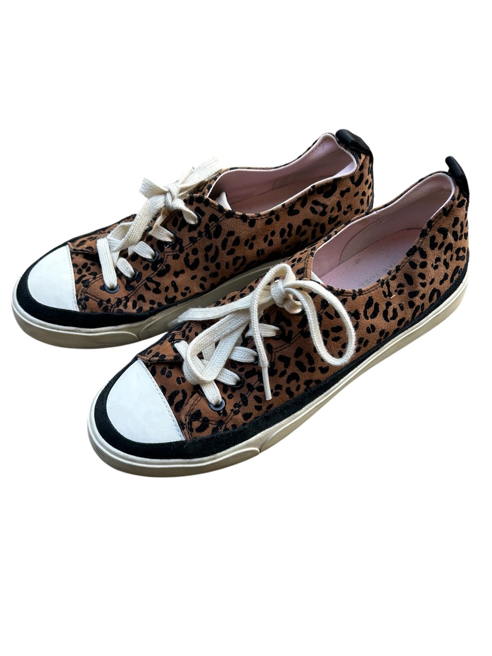 Kate Spade New York Kaia Leopard Platform Sneakers Womens 9 B